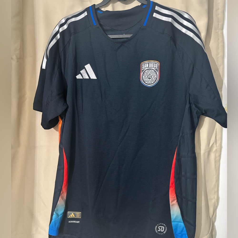 MLS San Diego FC Adidas Authentic Soccer Jersey